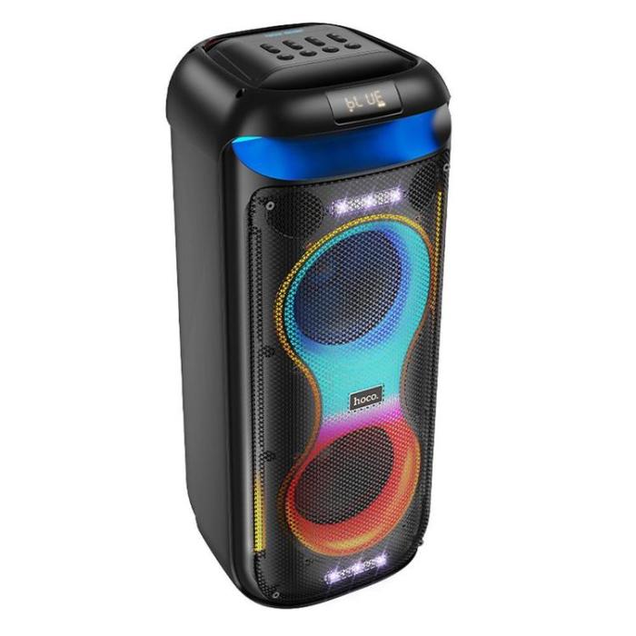Hoco - Hoco Högtalare Bluetooth + 2 x Trådlösa Mikrofoner HA13 Pro - Svart