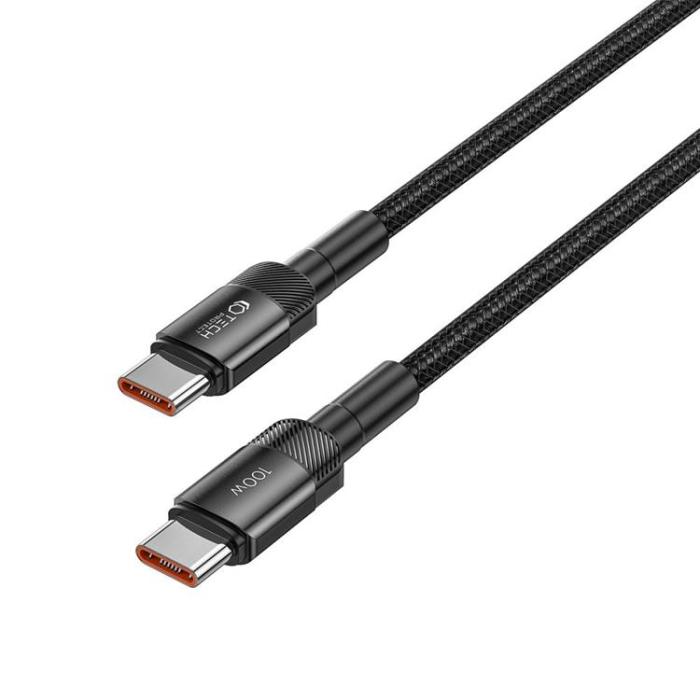 UTGATT - Tech-Protect USB-C till USB-C kabel Ultraboost Evo 0.5m - Svart