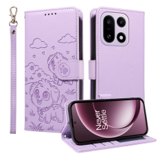 A-One Brand - OnePlus 15 Pl&aring;nboksfodral RFID Blocking Imprinted Dog Pattern