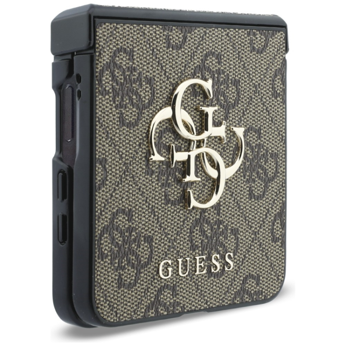 Guess - Guess Mobilskal För Galaxy Z Flip 8 Big 4G Logo - Brun