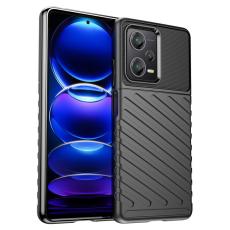 OEM - Xiaomi Redmi Note 12 Pro Plus Mobilskal Thunder Armor Silikon - Svart