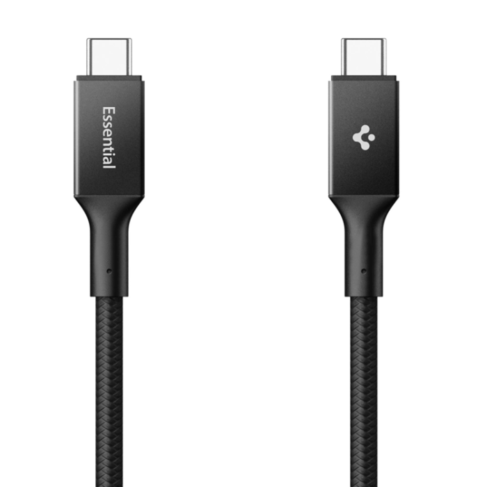 Spigen - Spigen USB-C till USB-C kabel 1m 100W - Svart