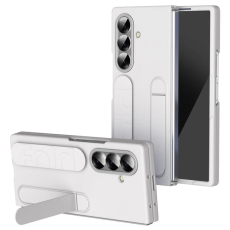 A-One Brand - Galaxy Z Fold7 5G Mobilskal Kickstand Armband PC Silicone - Vit