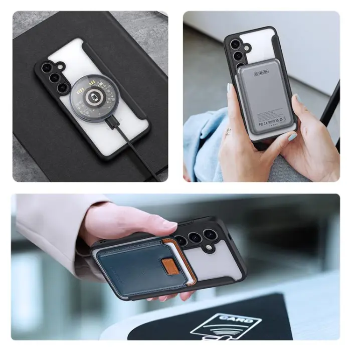 Dux Ducis - Dux Ducis Galaxy S24 Plus Plånboksfodral Magsafe Skin X Pro