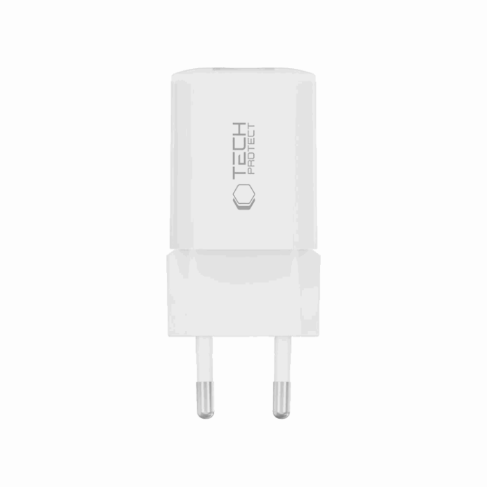 Tech-Protect - Tech-Protect Snabbladdare 33W NCM 2-Port QC3.0 - Vit