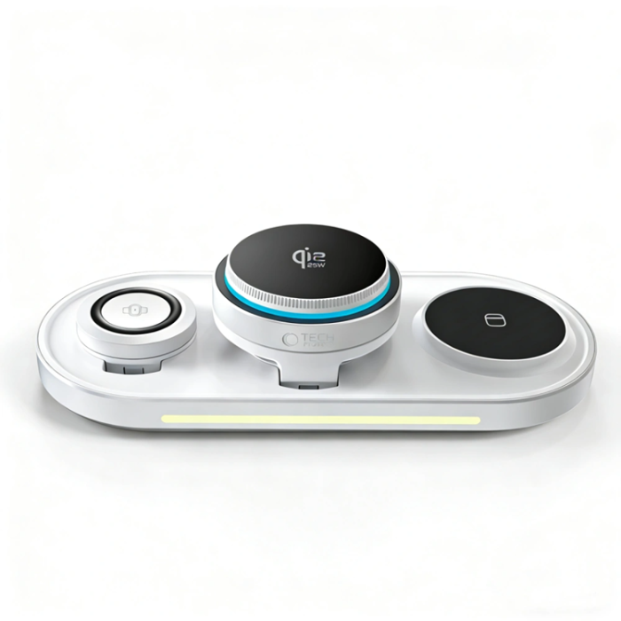 Tech-Protect - Tech-Protect Qi2.2 MagSafe Trådlös Laddare För iPhone/Apple Watch/AirPods