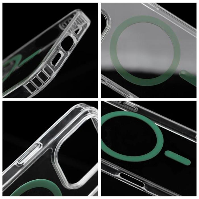 OEM - Galaxy S25 Mobilskal Magsafe Drop Glue - Mörkgrön