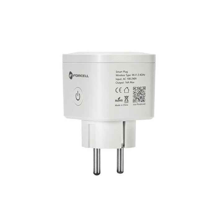 Forcell - Forcell Smart Plug 230V med WiFi Stöd för Tuya/Amazon Alexa
