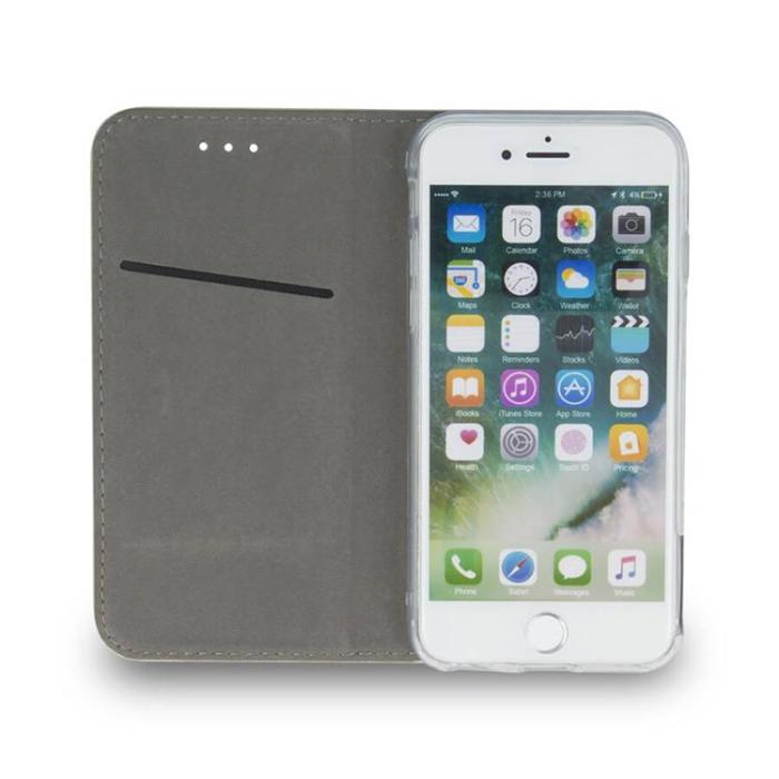 OEM - iPhone 16 Plus Plånboksfodral Smart Magnetisk - Burgundy
