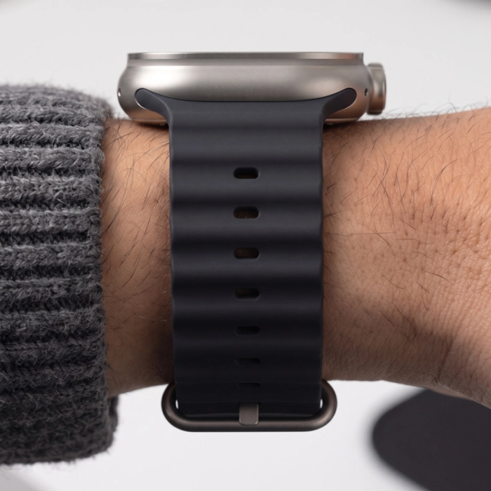 Tech-Protect - Tech-Protect Armband För Apple Watch (44/45/46/49mm) Icon Pro - Charcoal Grå