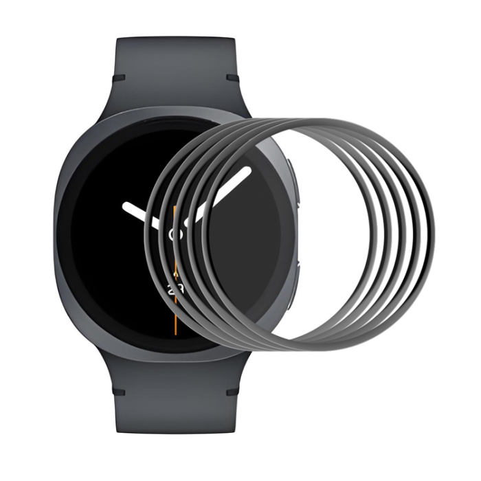 HAT PRINCE - [5-Pack] Hat Prince Galaxy Watch 8 (44mm) Härdat Glas Skärmskydd
