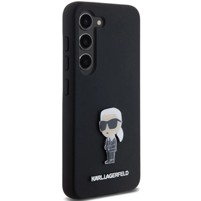 KARL LAGERFELD - Karl Lagerfeld Galaxy S23 Mobilskal Silikon Ikonik Metal Pin