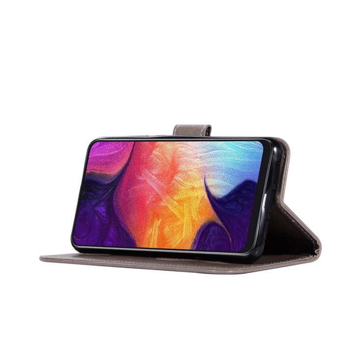 UTGATT4 - Dream Catcher Plånboksfodral till Samsung Galaxy A70 - Grå