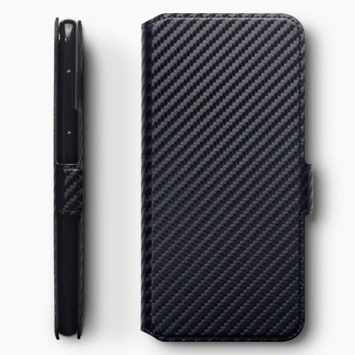 UTGATT4 - Carbon Plånboksfodral till Samsung Galaxy A70 - Svart