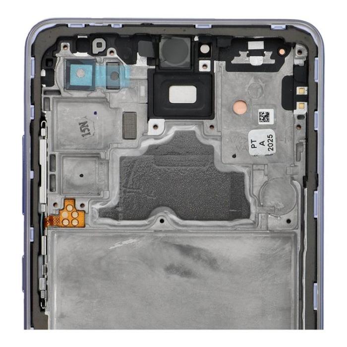 OEM - SAMSUNG A72 Skärm med LCD-display A725F ServicePack - Lila