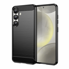 OEM - Galaxy S25 Plus Mobilskal Carbon Flexible - Svart