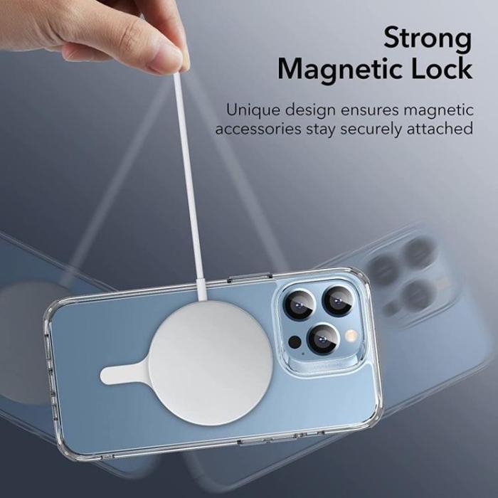 UTGATT - ESR 2-Pack MagSafe Ring Magnetisk Platta Universell - Vit