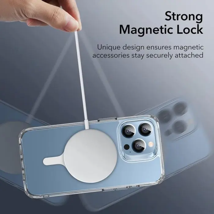 UTGATT - ESR 2-Pack MagSafe Ring Magnetisk Platta Universell - Vit