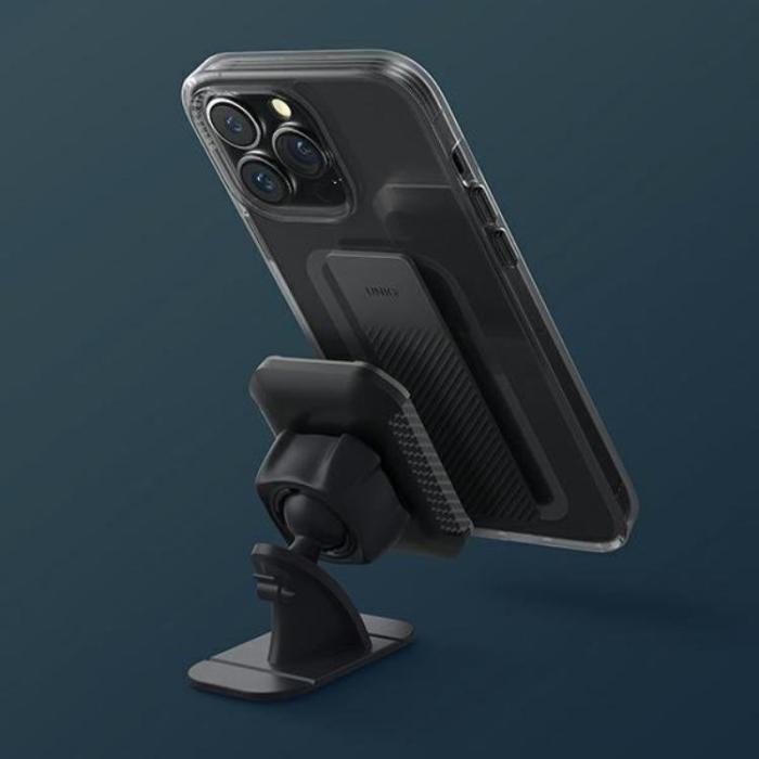 UNIQ - UNIQ iPhone 14 Plus Skal Heldro Mount - Svart/Vapor Smoke