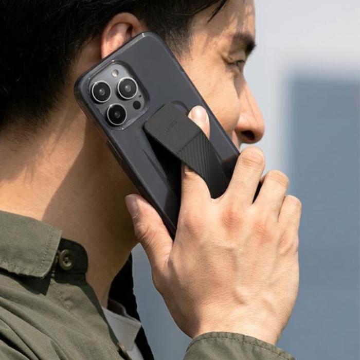 UNIQ - UNIQ iPhone 14 Plus Skal Heldro Mount - Svart/Vapor Smoke