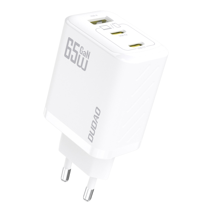Dudao - Dudao Snabbladdare USB-A/2x USB-C 65W med USB-C Kabel