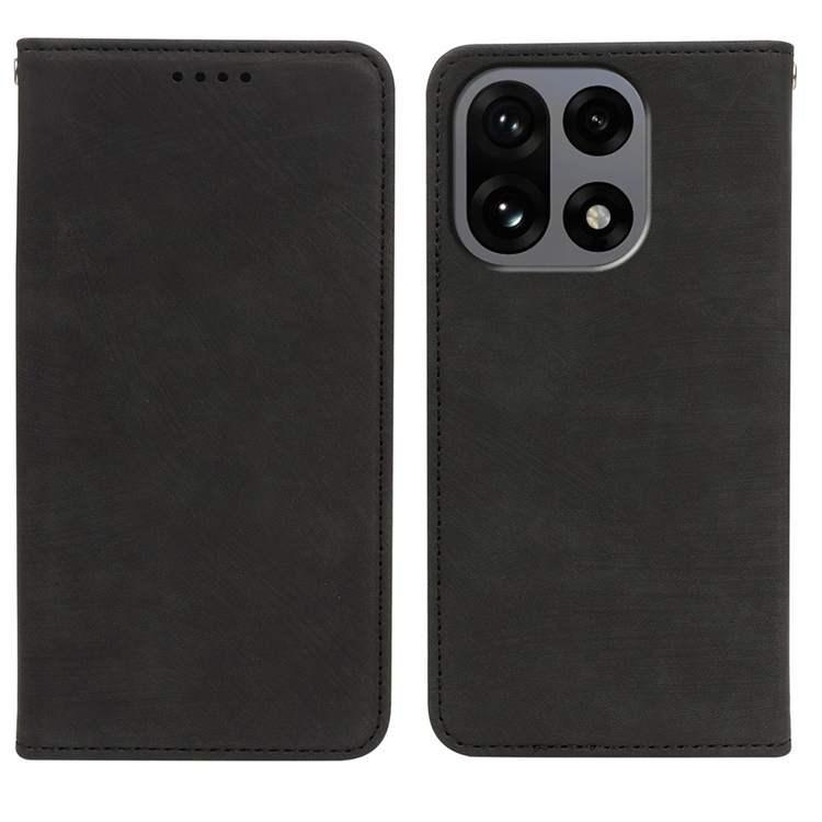 OnePlus 15 Plånboksfodral Strong Striped Läder (Svart) | 2353 | AlltMobil