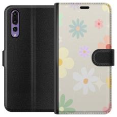 iSecrets - Plånboksfodral till Huawei P20 Pro med fejdande blommor