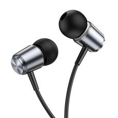 Hoco - Hoco In-Ear Trådbundna Hörlurar Jack 3.5 mm M108 - Grå