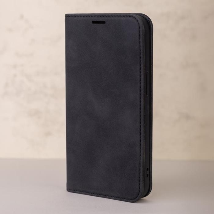 OEM - Galaxy A16 5G/4G Plånboksfodral Smart Suede - Svart