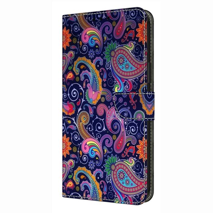 OEM - Samsung Galaxy A37 Plånboksfodral Mönstertryck Ställ Konstläder - Ethnic Vine