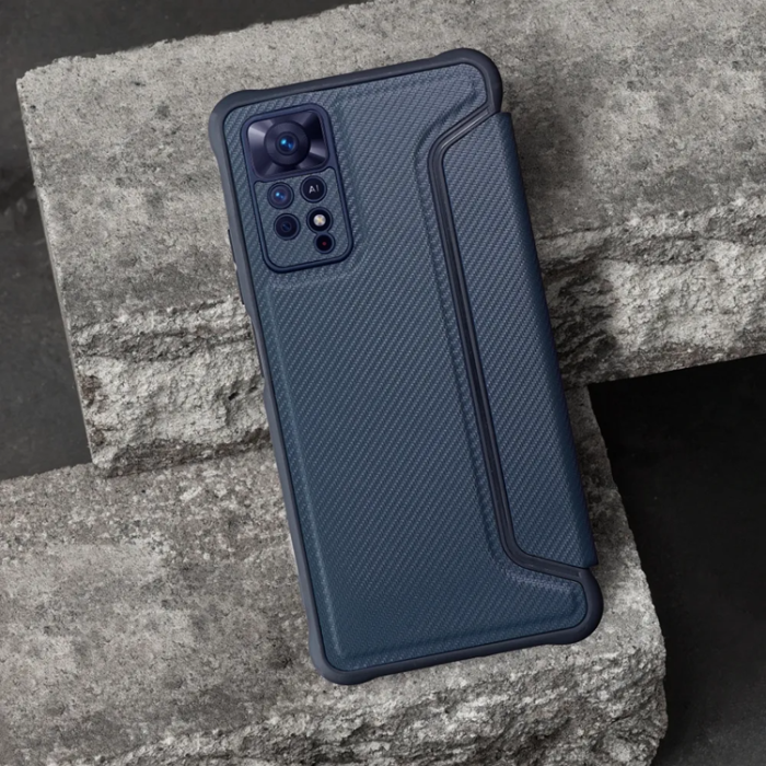 OEM - Xiaomi Redmi 14C Plånboksfodral Razor - Blå