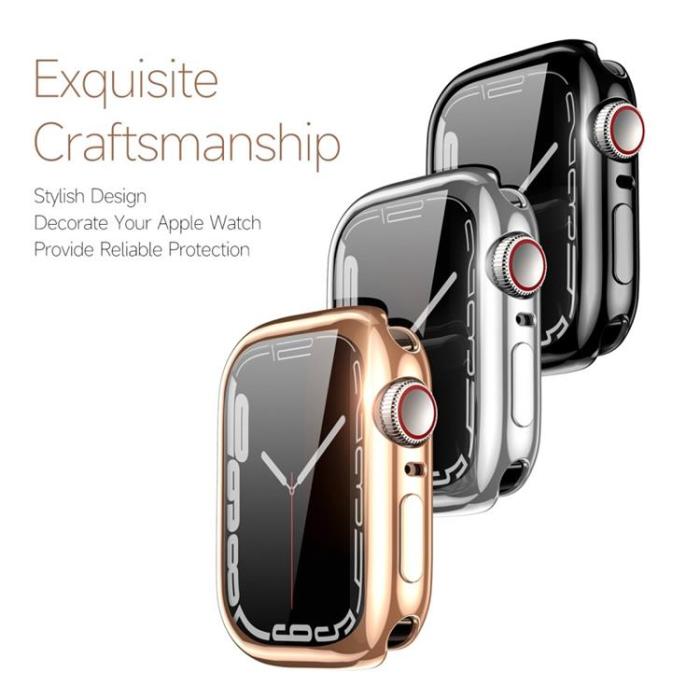 Dux Ducis - DUX DUCIS Apple Watch 4/5/6/SE 44mm Skal Somo Flexible - Silver