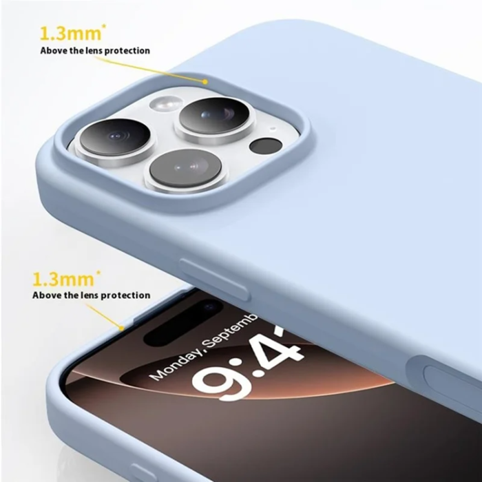 A-One Brand - iPhone 16 Pro Mobilskal Ultra Thin Silikon - Sakura Rosa