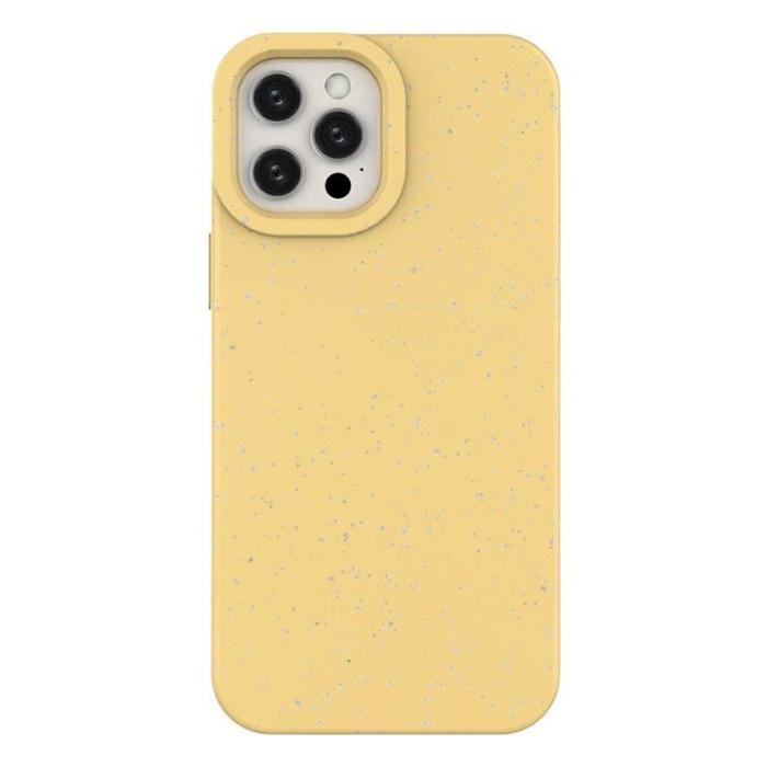 Ruhtel - Eco Silikon Skal iPhone 12 Pro - Gul