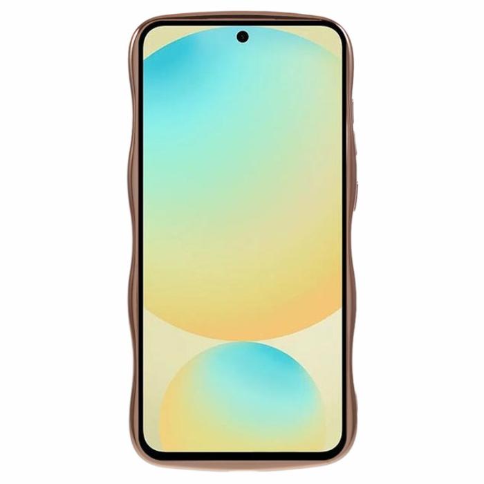 OEM - Love Hearts Mobilskal till Samsung Galaxy A55 5G TPU - Ivory Vit