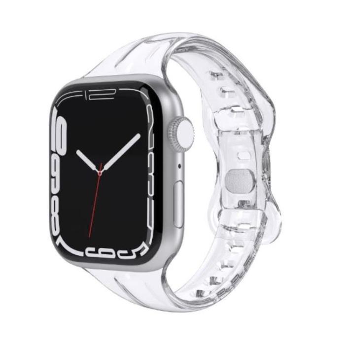 OEM - Apple Watch 4/5/6/7/8/SE (38/40/41mm) Slim Armband - Clear