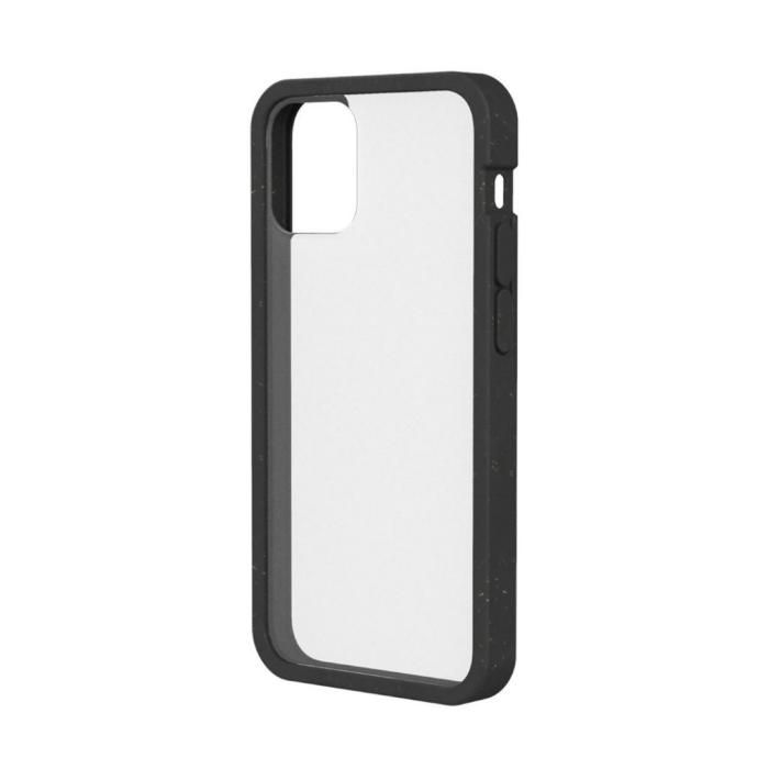 Pela - Pela Clear Miljövänligt Skal Til iPhone 12 mini -Svart