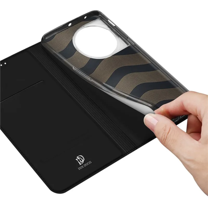 Dux Ducis - Dux Ducis OnePlus 11 5G Plånboksfodral Skin Series - Svart
