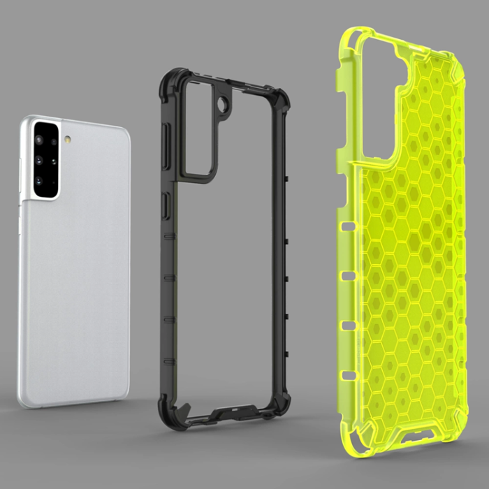 OEM - Galaxy S22 Plus Mobilskal Honeycomb Armor - Svart