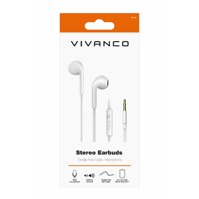 Vivanco - Vivanco Smart Pro In-Ear Headset Vit