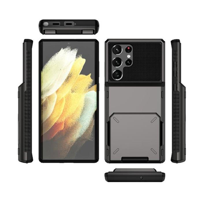 OEM - Flip Korthållare Skal Galaxy S22 Plus 5G - Svart