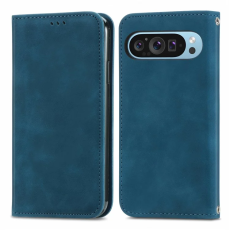 A-One Brand - Google Pixel 10/10 Pro Plånboksfodral Retro - Mörkblå