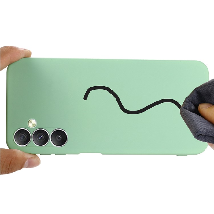 OEM - Galaxy A24 4G Mobilskal Liquid Silicone - Grön