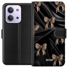 iSecrets - Pl&aring;nboksfodral till Xiaomi Redmi 15C med Leopard Bow