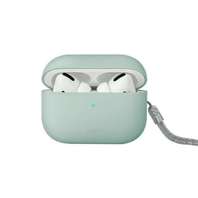 UNIQ AirPods Pro 2 Skal Lino Silikon - Mintgrön | 2353 | AlltMobil
