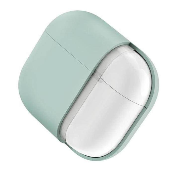 UNIQ - UNIQ AirPods Pro 2 Skal Lino Silikon - Mintgrön