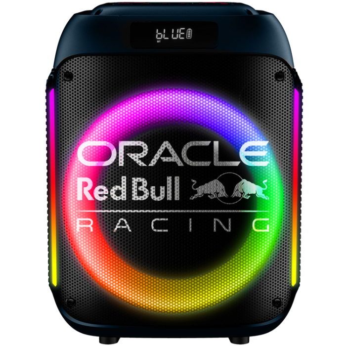 Red Bull - Oracle Red Bull Racing Partyhögtalare Bluetooth RGB 40W RB-SK250 - Blå