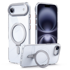 A-One Brand - iPhone 17 Air Mobilskal MagSafe Hidden Magnetisk Kickstand - Silver