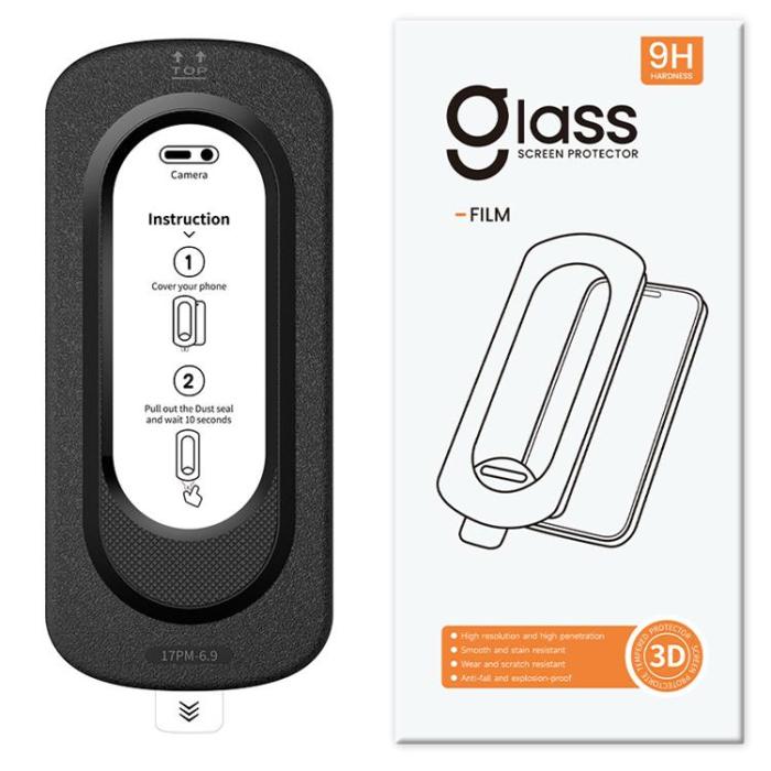 A-One Brand - Härdat glas Skärmskydd För Apple iPhone 13 Pro Max med Installationsverktyg