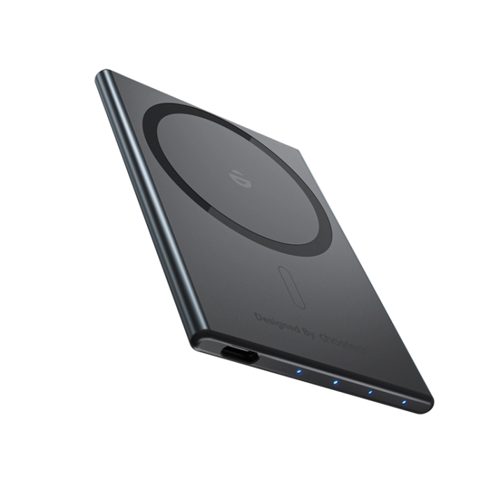 Choetech - Choetech Qi Trådlös Powerbank 2000mAh MagSafe 5W SuperThin - Svart